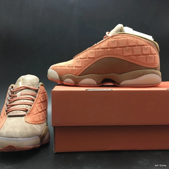 1st Kicks Shoes Blush Canteen-Terra Stone Low AT3102-200 CLOT Air 13 x Jordan Sepia 0705